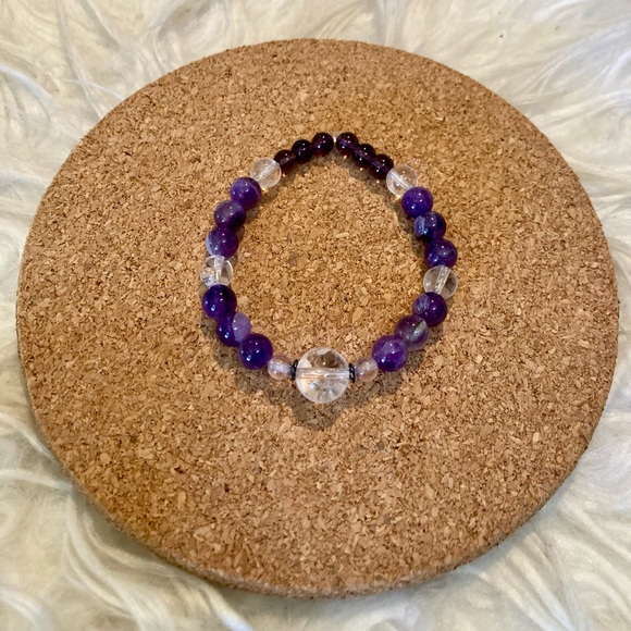 Dream Amethyst & Clear Quartz Set - Picture 5 of 11